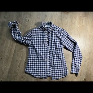 Plaid Casual Long Sleeve Button-Up